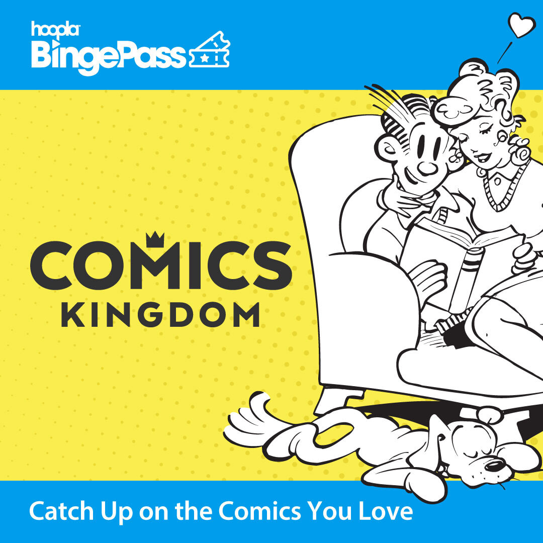 hoopla binge pass comics kingdom
